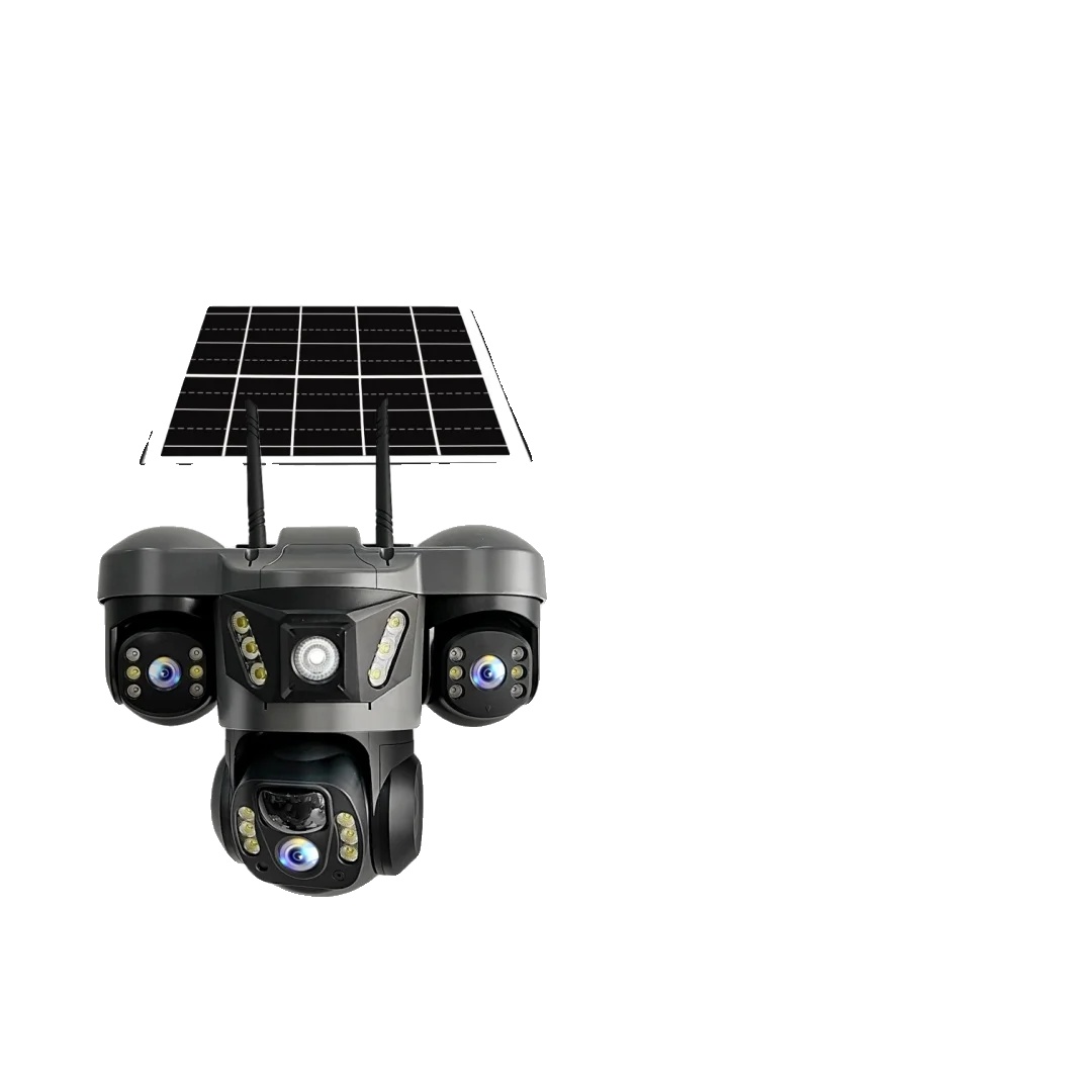 Außenkamera, Solarenergie, Intelligente Bewegungsbenachrichtigungen, Wifi Cctv + 128 Gb Karte