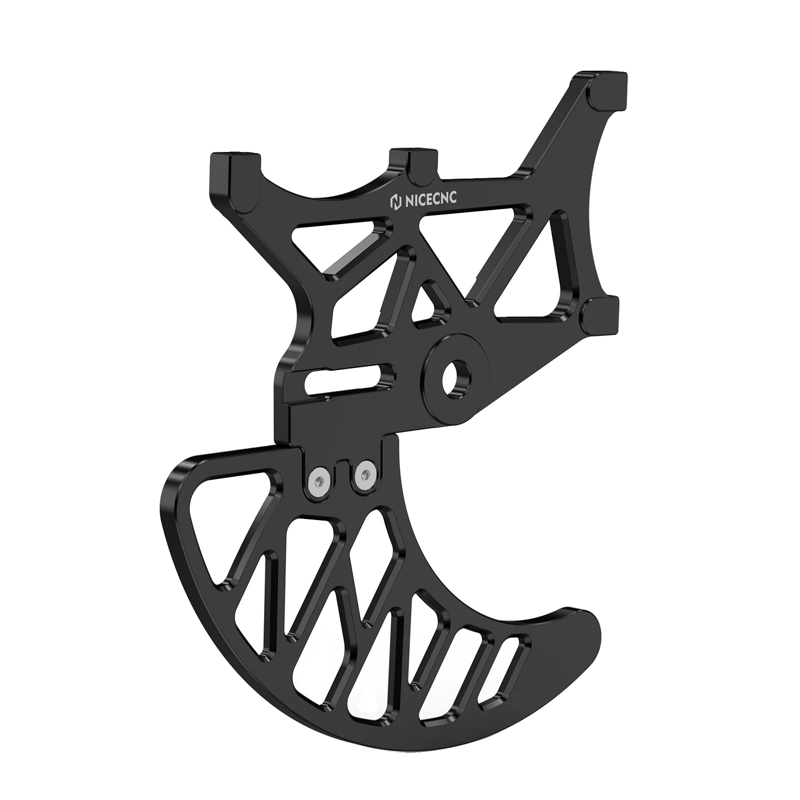 Bremsscheibenschutz, Leichtes Aluminium, Dual-kaliper-kompatibilität, Schwarz