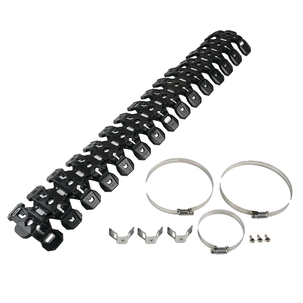 Auspuffrohrschutz, 60 Cm Länge, Vibrationsdämpfend, Schwarz
