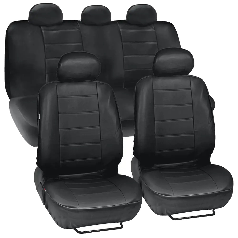 Autositzbezugset, Polyester, 9-teiliges Set, Passt Für Die Meisten 5-sitzer-fahrzeuge, Vier Jahreszeiten, Sitzbezüge & -stützen