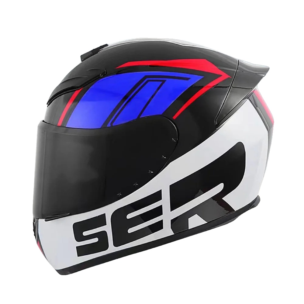 Motorradhelm, Vollschutz, Langlebig Und Komfortabel, Wie Gezeigt, L