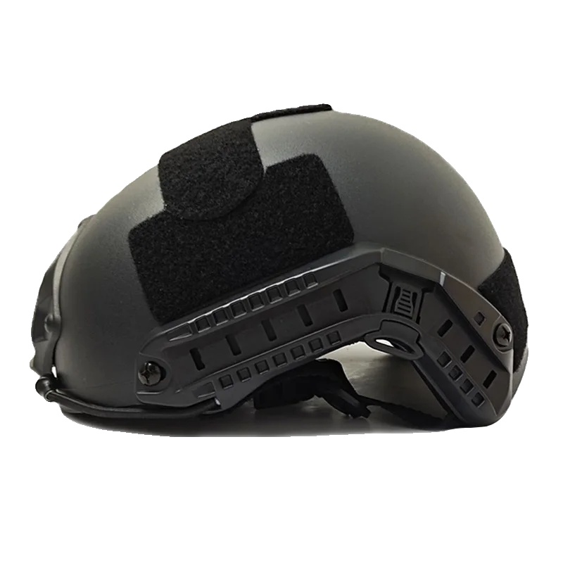 Taktischer Helm, Leichtes Design, Verstellbare Passform, Kein Loch Schwarz