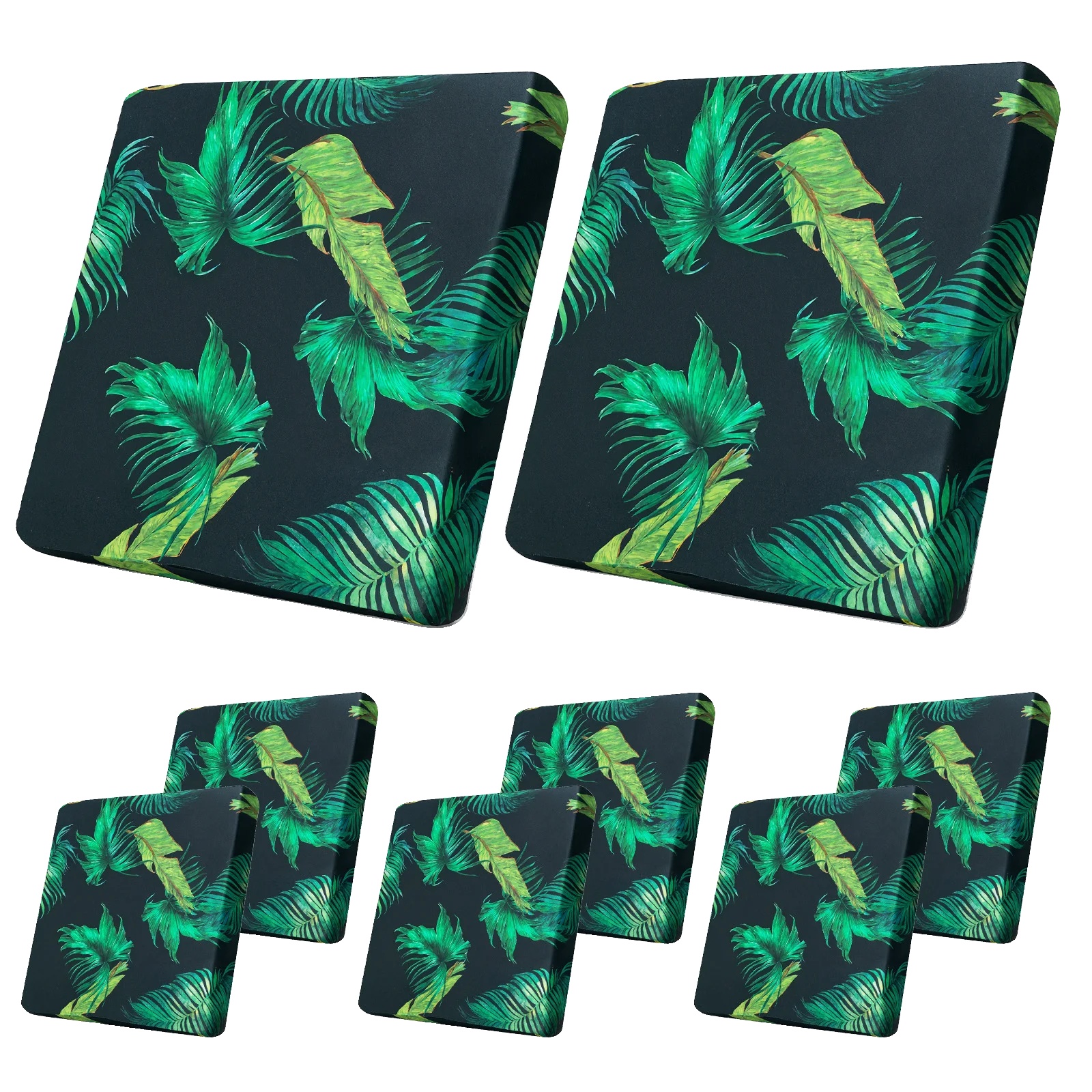 Patio-sofa-kissenbezug, Blumenmuster, Mehrere Bezüge Set, B