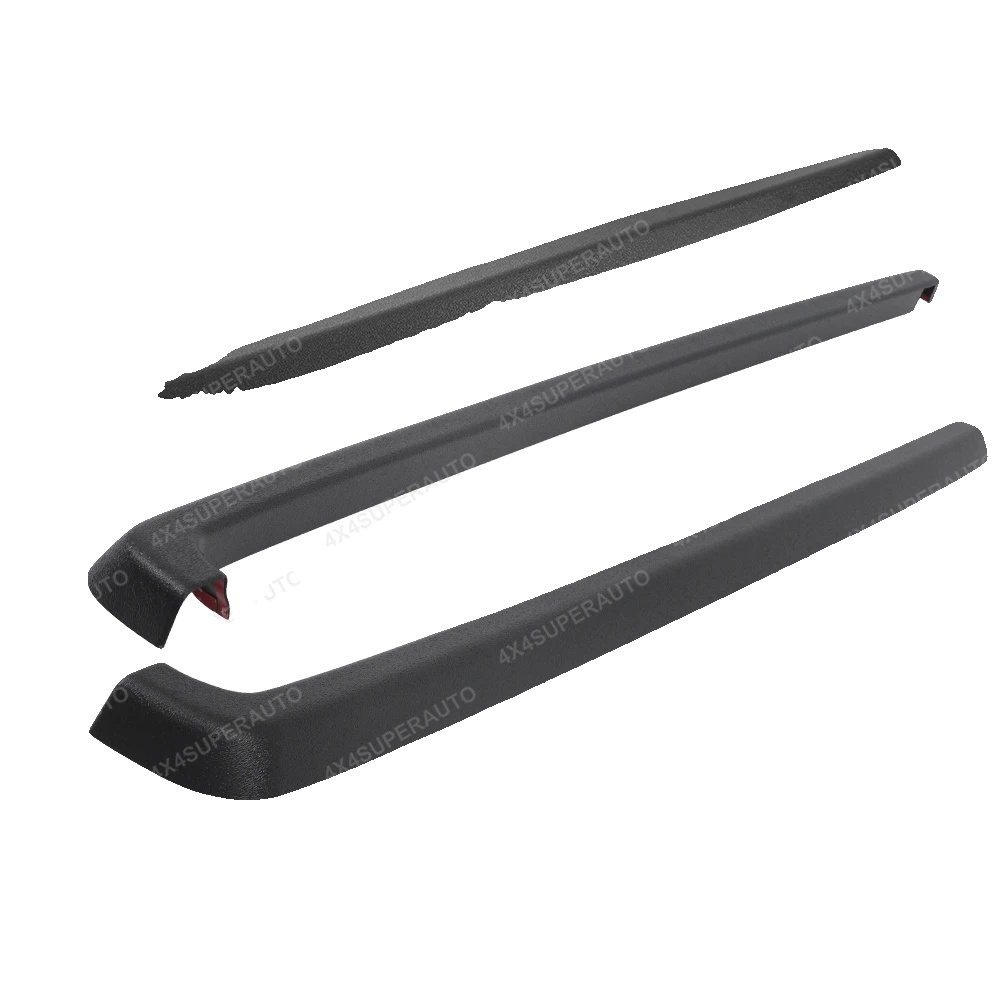 Heckklappenabdeckung, Matt Schwarz, 3-teiliges Set, Heckklappenabdeckung