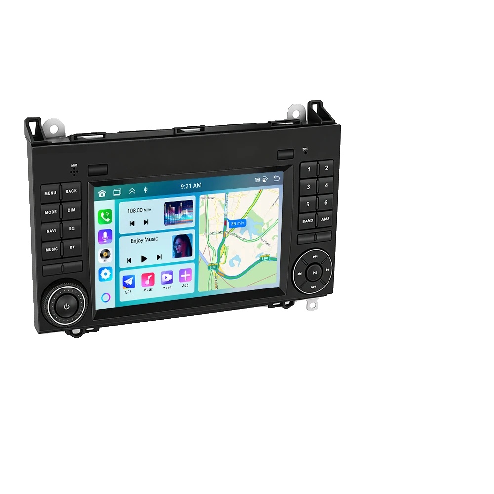 Carplay, Großes Display, Smartphone-integration, Kompatibel Mit Mercedes Benz W169 W245 B200 W906 Sprinter W639 Vito, 4+64 Ahd Mic