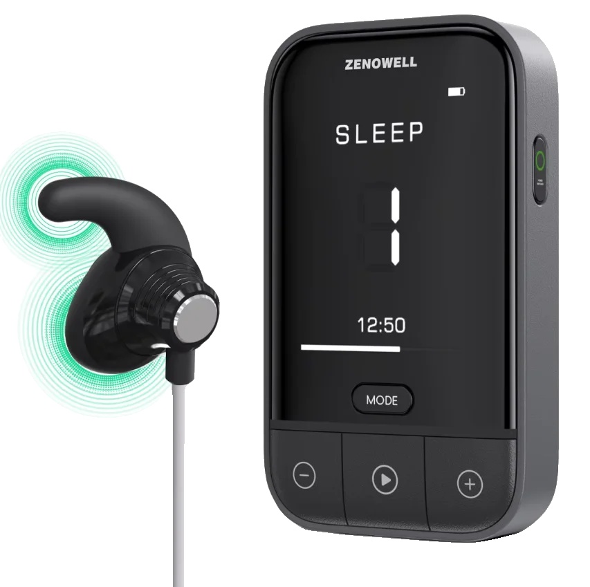 Vagusnervstimulationsgerät, Schlafhilfe, Angstlinderung, Vita