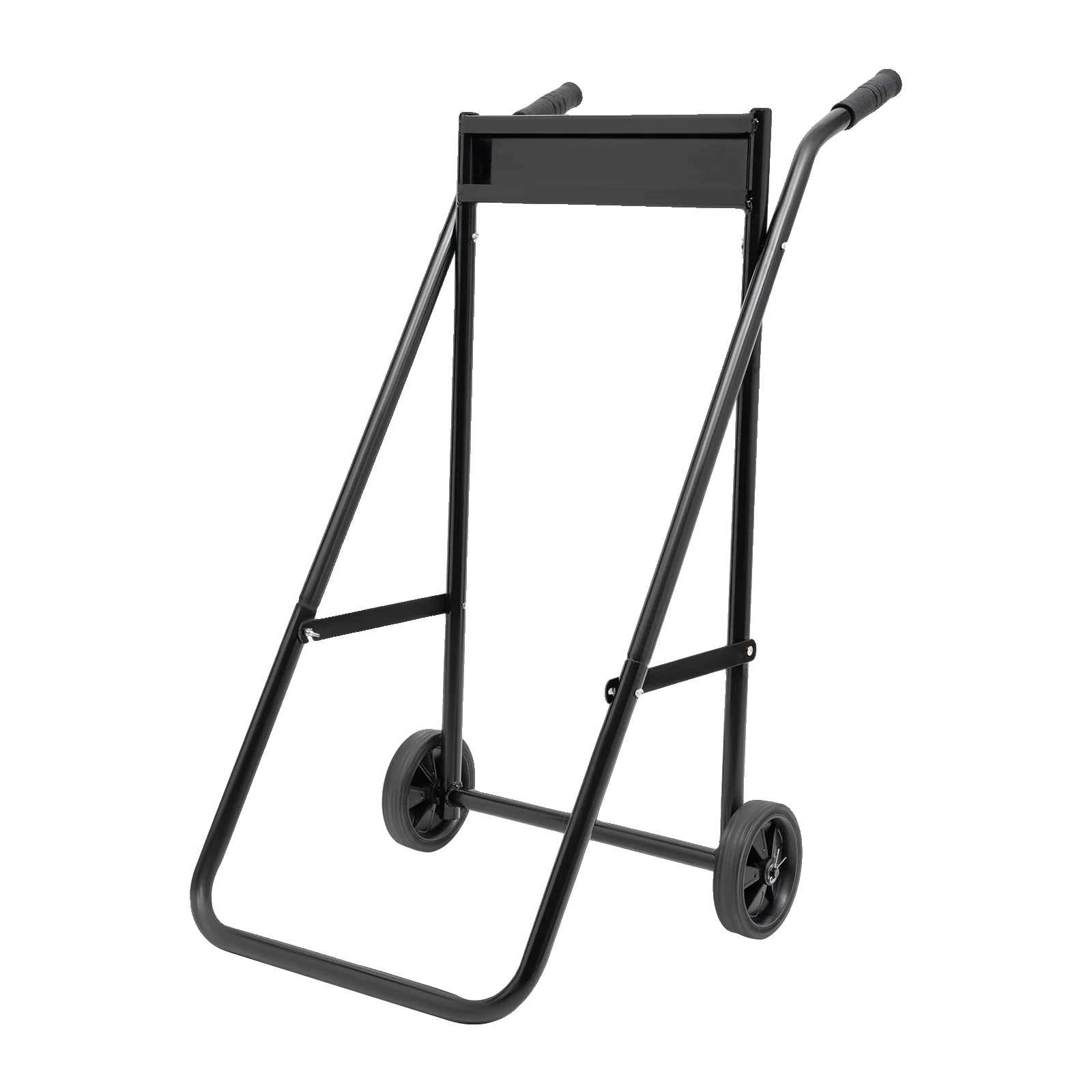 Außenbordmotorwagen, Tragbares Design, Robuste Konstruktion, Schwarz