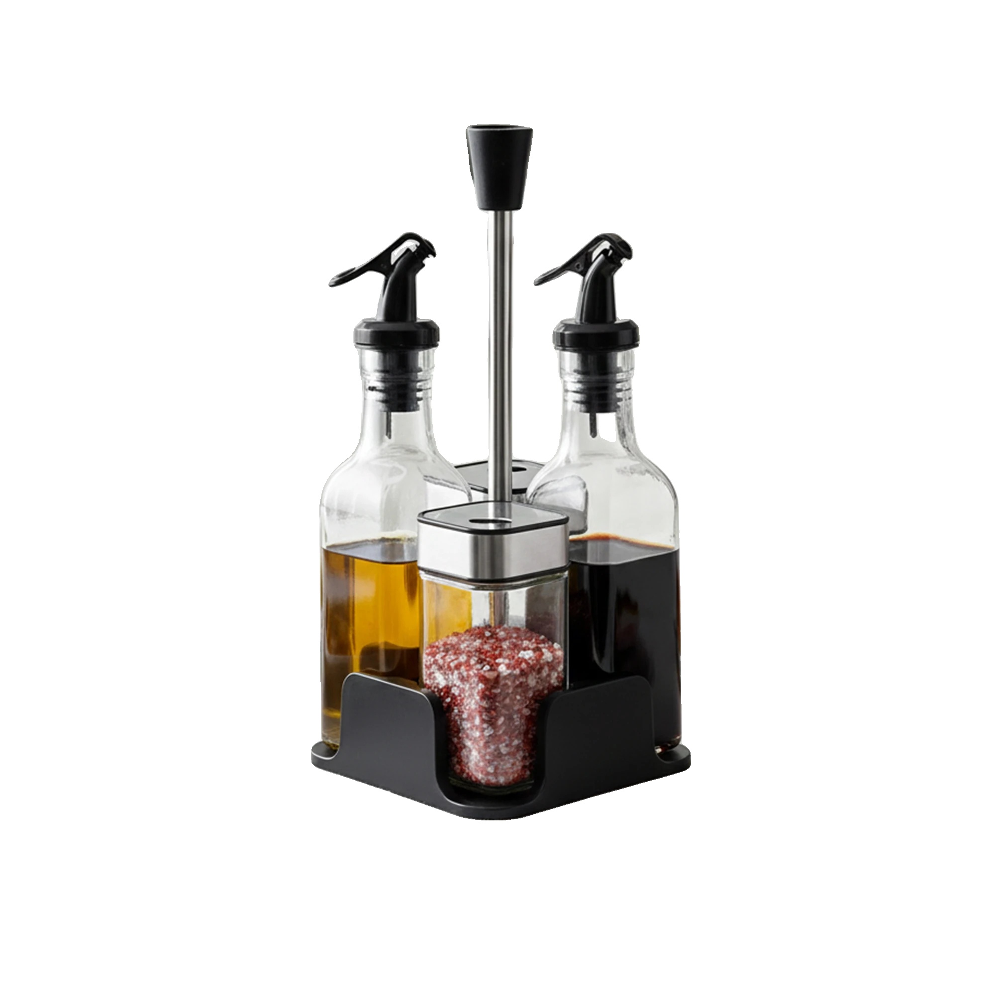 Glas Gewürzspender Set, Luftdicht, Umweltfreundliches Design, Option B