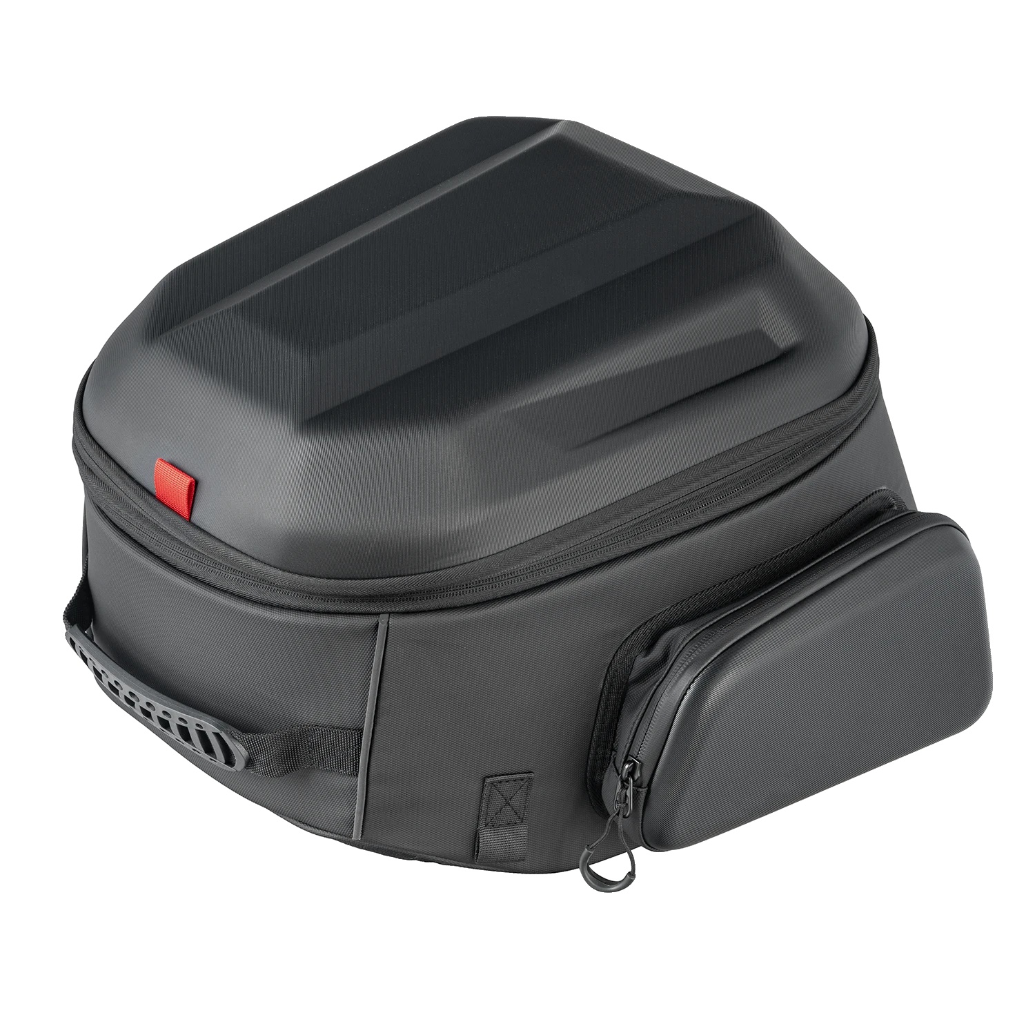 Motorrad-hecktasche, Erweiterbares Volumen, Wasserdichtes Design, Schwarz
