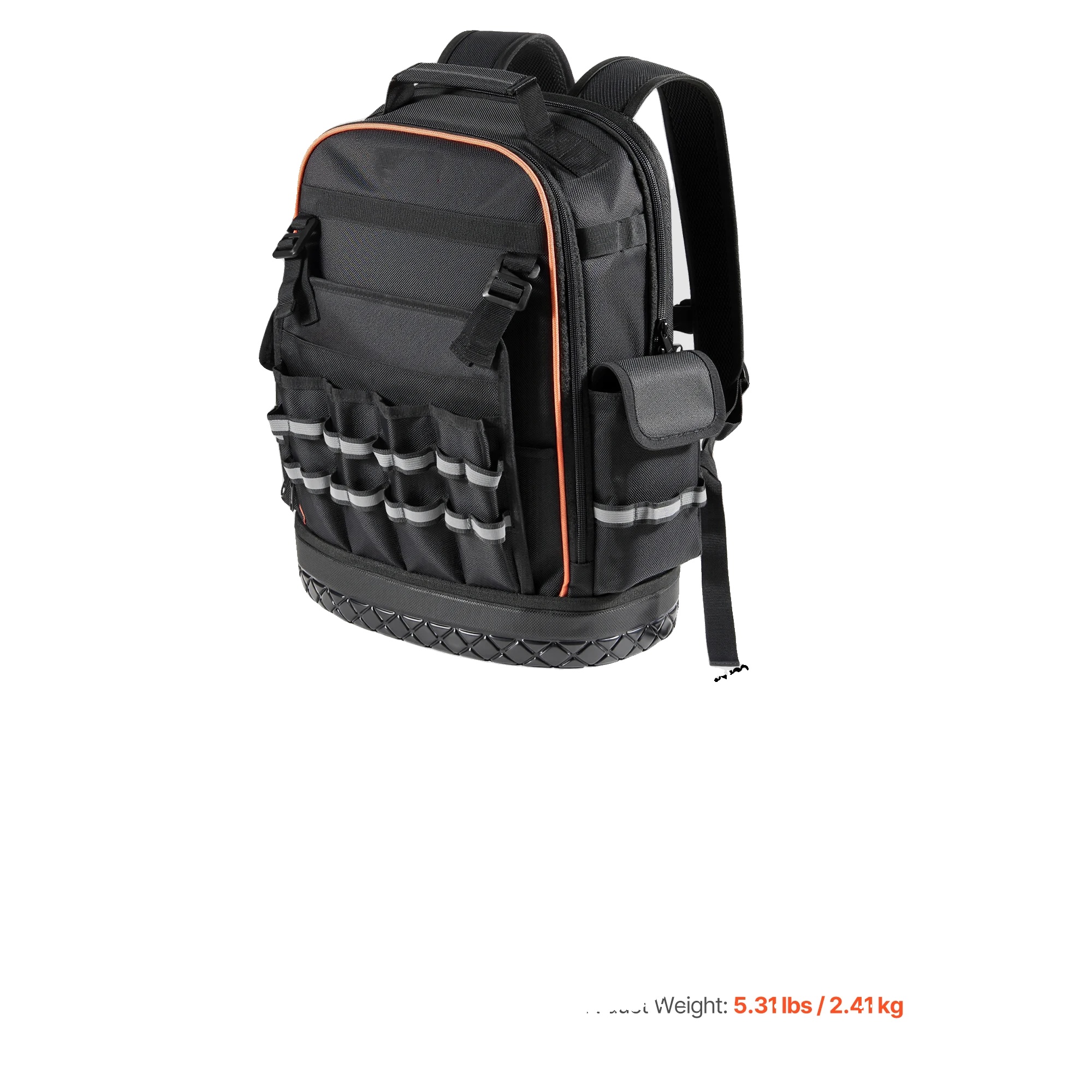 Werkzeug-rucksack, 64 Taschen Organizer, Robuste Konstruktion, 14-16zoll