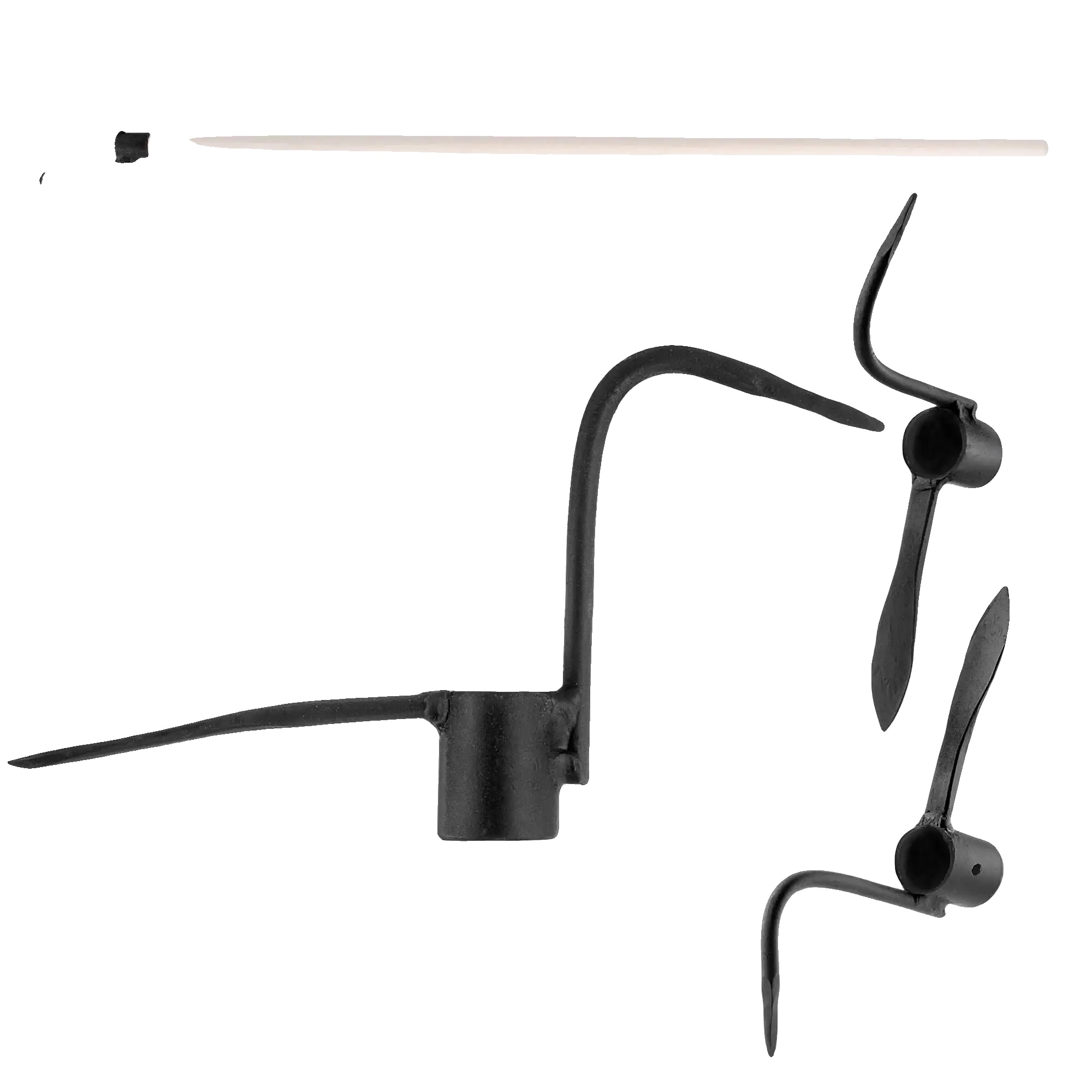 Kopfsteinpflasterreiniger, Holzgriff 120 Cm, Gewicht 0,7 Kg, Effektiv Gegen Unkraut Und Moos, Frostbeständig, Langlebiger Metallkopf