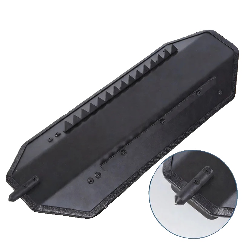 Schutzplatte, Aluminiumlegierung, 30 Cm X 15 Cm X 2,5 Cm, Ergonomisches Design, Notfallspike, Universelle Anwendung