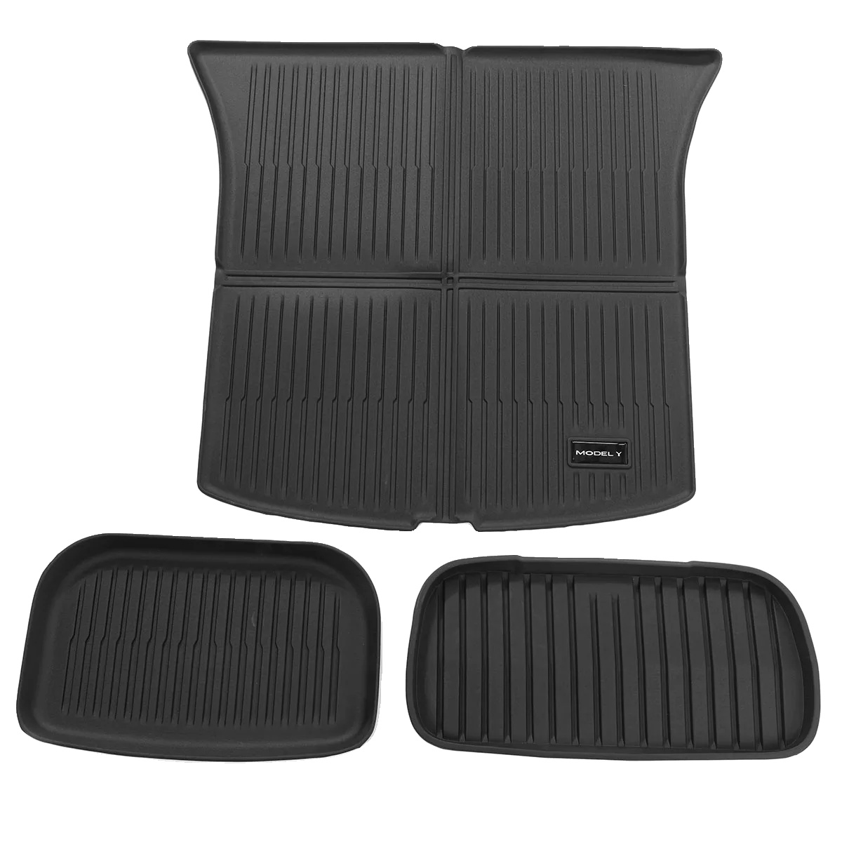 Kofferraummatte Set, Wasserdicht, Rutschfestes Design, 3 Stück Set
