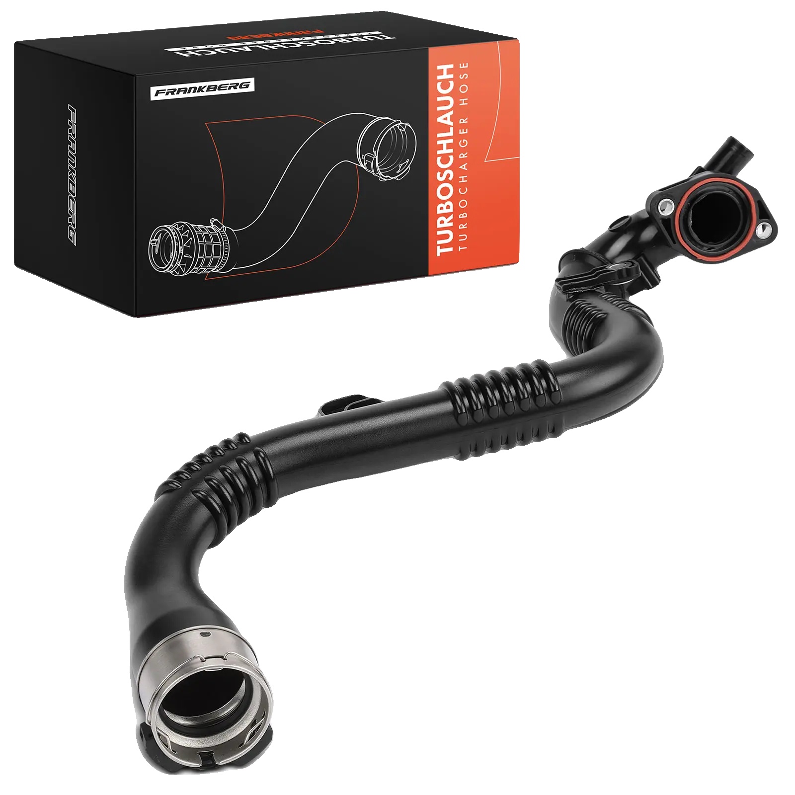 Turbo-schlauch, Silikonmaterial, Länge 750 Mm, Innendurchmesser 55 Mm, Kompatibilität Renault, Einschließlich Dichtungsring