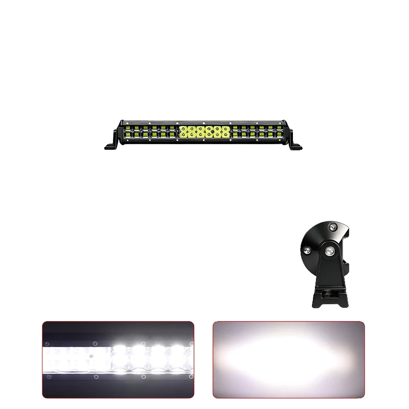 Lichtleiste, Dualreihe, Wasserdicht, 15 Zoll Spot Flut