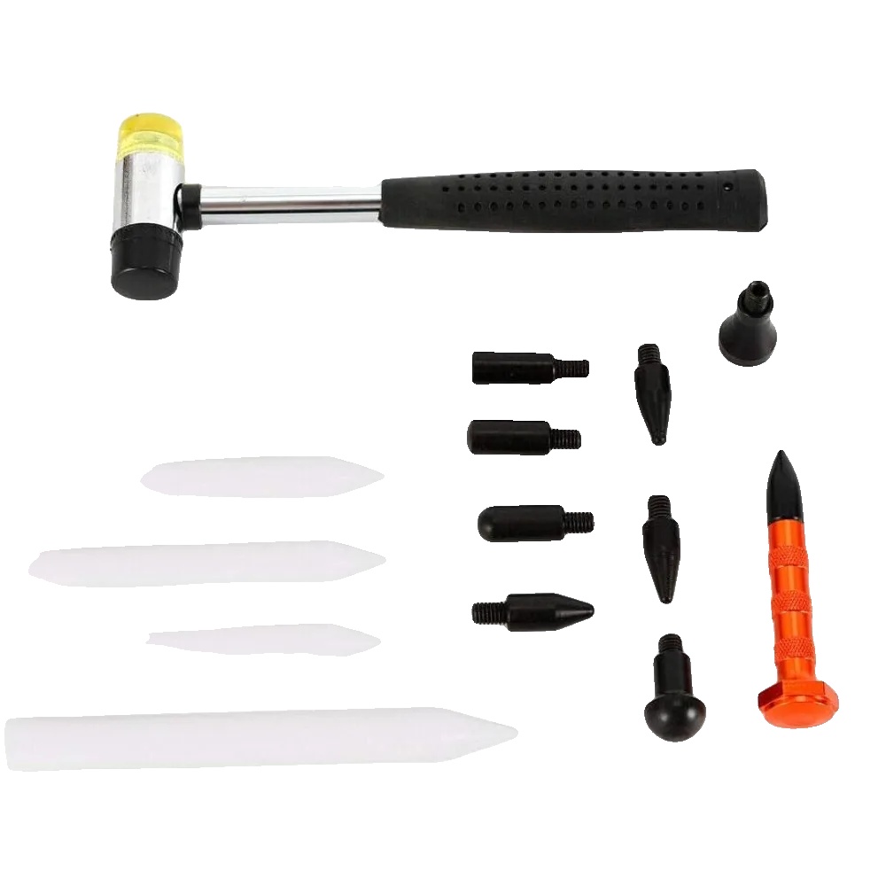 Dellenreparaturset, 15-teiliges Set, Langlebige Materialien, Schwarz