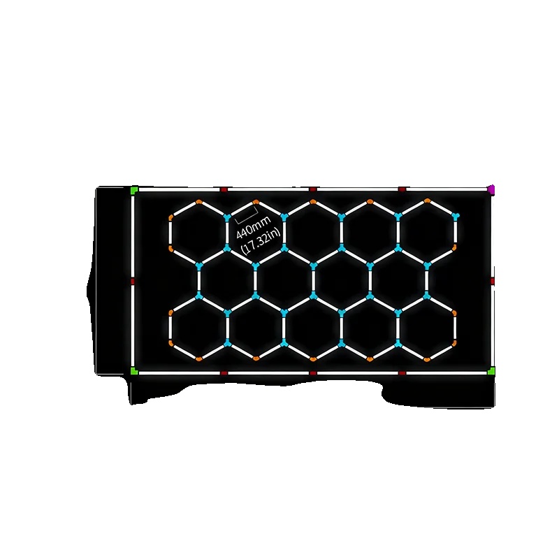 Sechseckige Led-waben-deckenleuchte, Vielseitige Installation, Helle Beleuchtung, Hc-l-4724-440