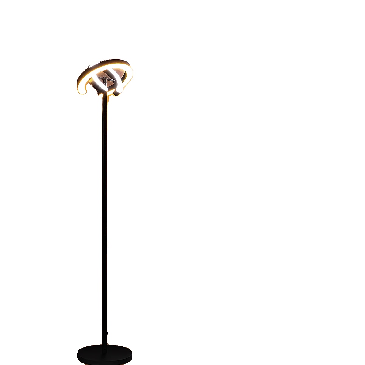 Stehlampe, Drehbares Design, Magnetische Fernbedienung, Stehlampe