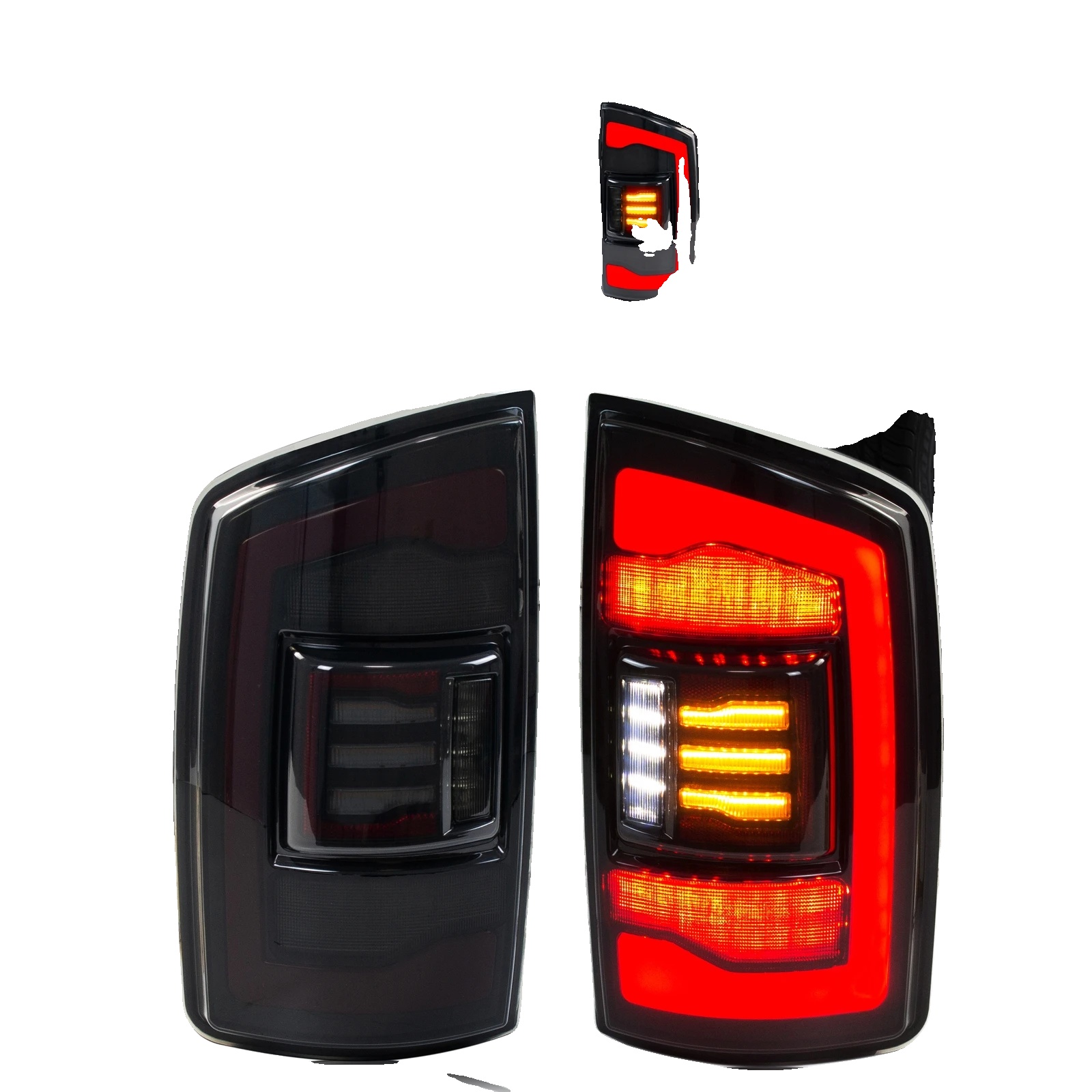 Rücklichtanbau, Abs-kunststoff, 5 Kgs, Kompatibel Mit Dodge Ram 1500 2500 3500 (2002-2005), Sequenzielle Blinker, Dot-zertifiziert