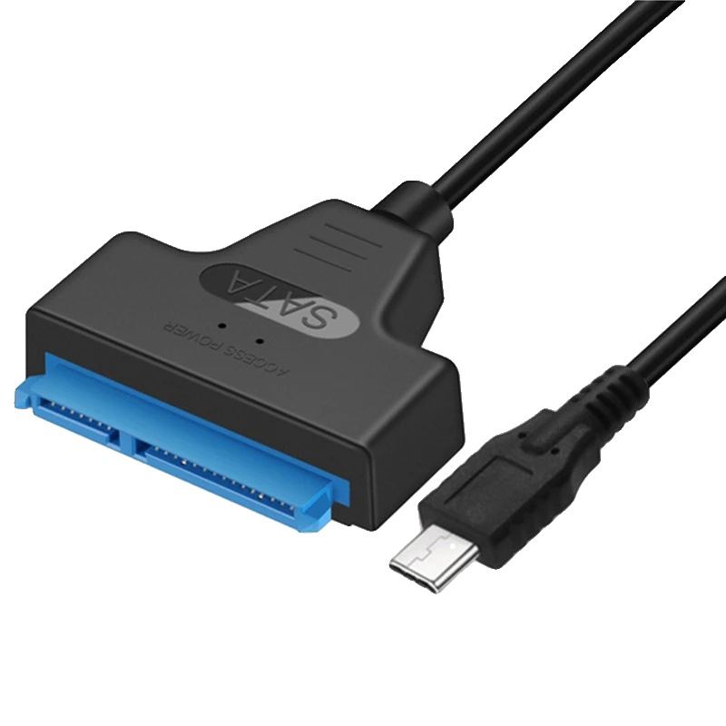 Sata-zu-usb-kabel, Hochgeschwindigkeits-datenübertragung, Kompaktes Design, Typ-c 22cm