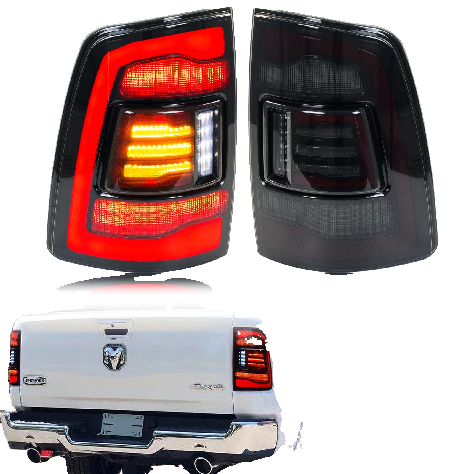 Rücklicht, Abs-kunststoff, 12v, 35 Watt, Sequenzieller Blinker, Ip67 Wasserdicht