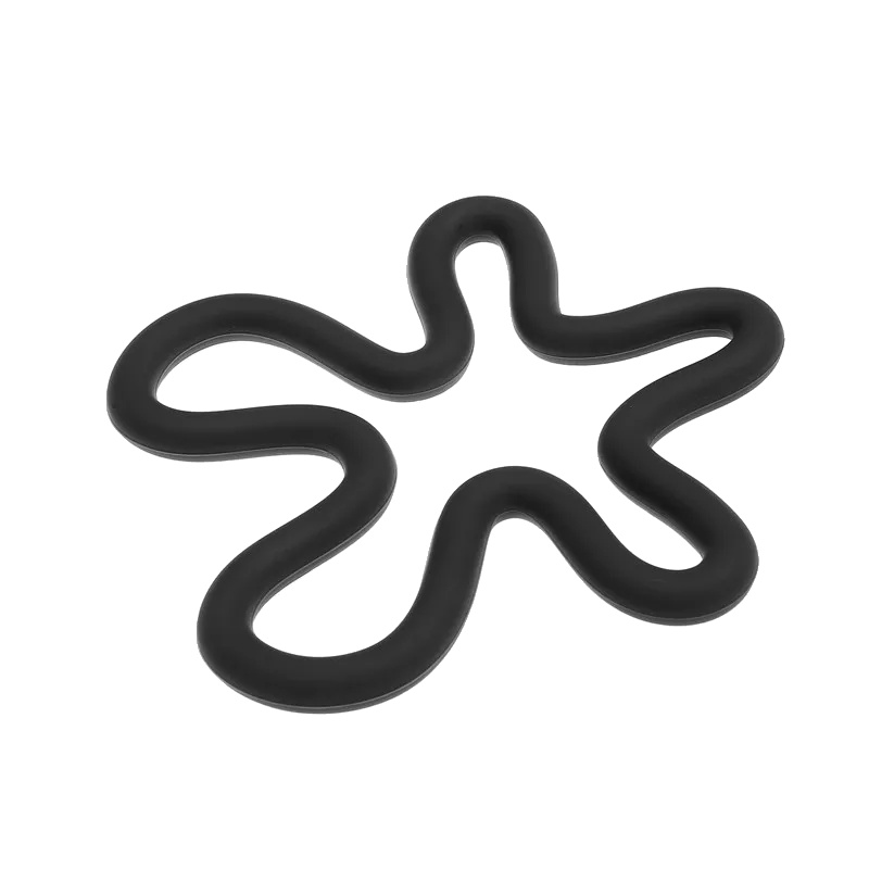 Silikonmatte, Rutschfestes Design, Umweltfreundliches Material, Schwarz-a, 16.5x16.5cm-a, 1st