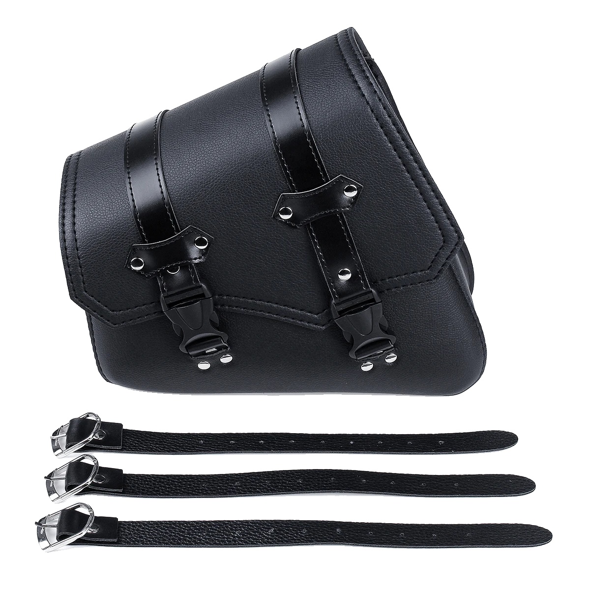 Satteltasche, Langlebiges Pu-leder, Wasserdichtes Design, Links