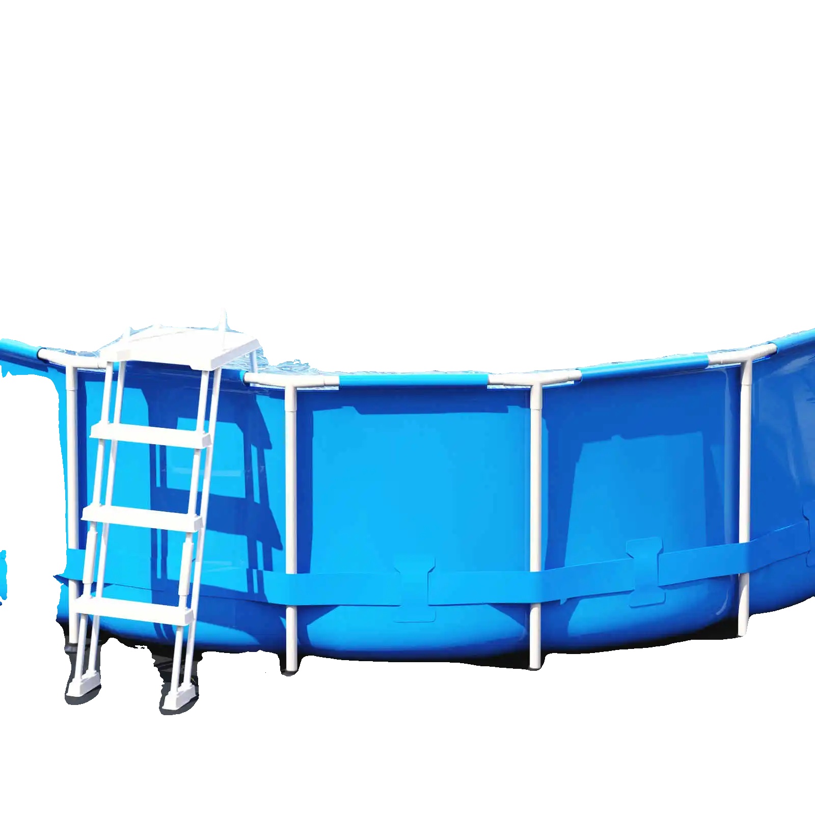 Poolmatte, Vliesstoff, Rutschfeste Technologie, Armeegrün