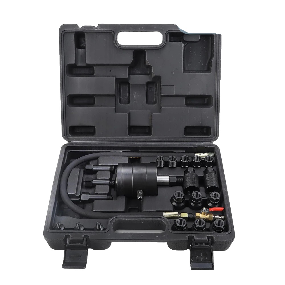Pneumatischer Injektor-auszieher, 19-teiliges Adapterset, Druckbereich 5-8 Bar, 21pcs