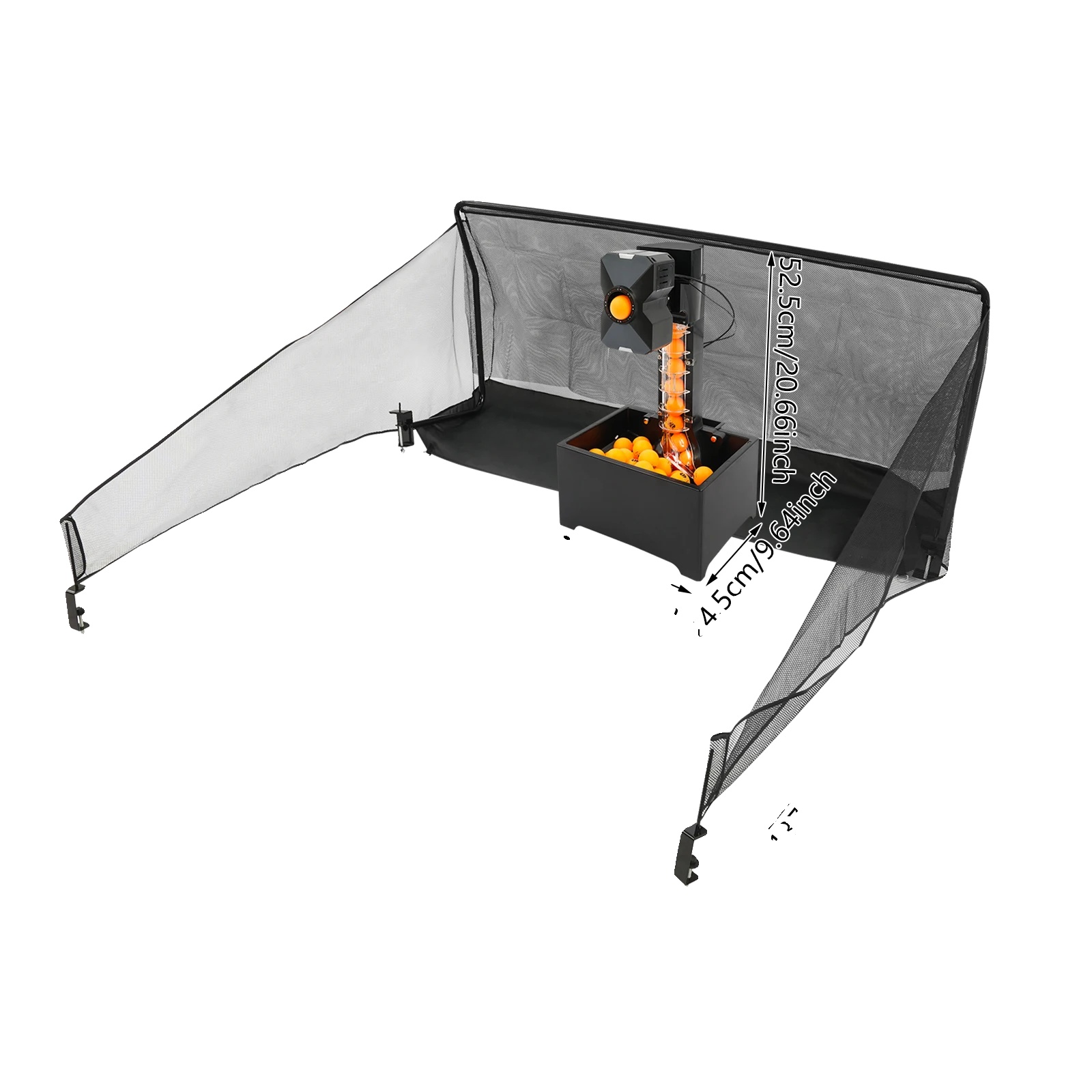 Ping Pong Ball Maschine, Automatisches Servieren, 10 Einstellbare Modi, Schwarz