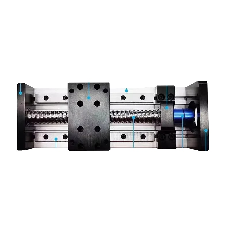 Linearführungsbühne, 80 Mm Breite, Hohe Tragfähigkeit, 200mm Hub, Nur Schlitztisch