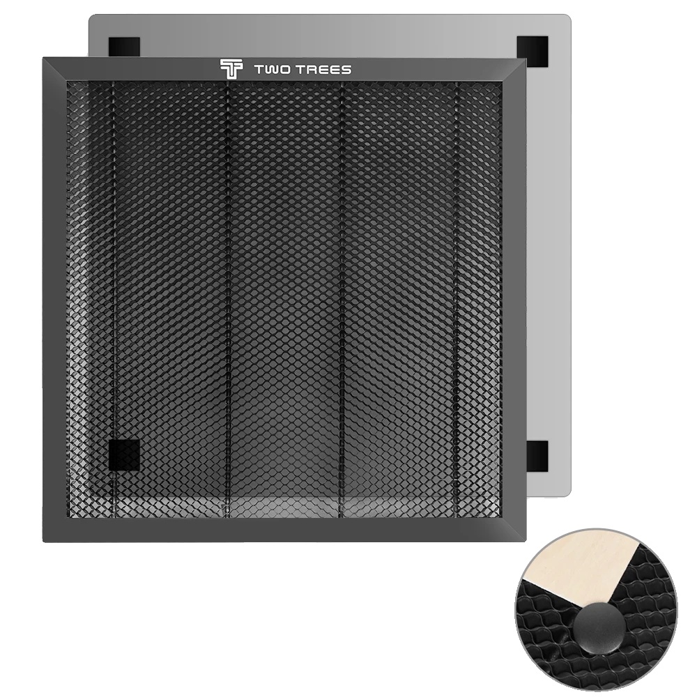 Wabenarbeitsplatz, Aluminiumrahmen, Kompatibel Mit Co2-maschinen, Werkbankset, 400x400x22mm