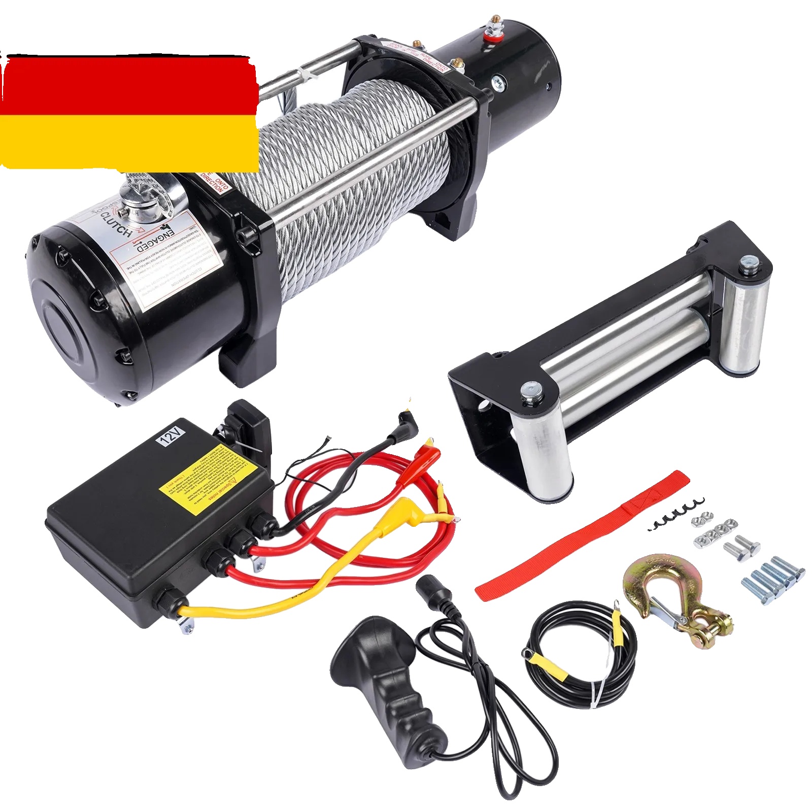 Elektrische Winde, 12v Dc, 13500 Lbs Tragfähigkeit, 6,6 Ps Motor, Planetensystem, Vielseitige Kompatibilität