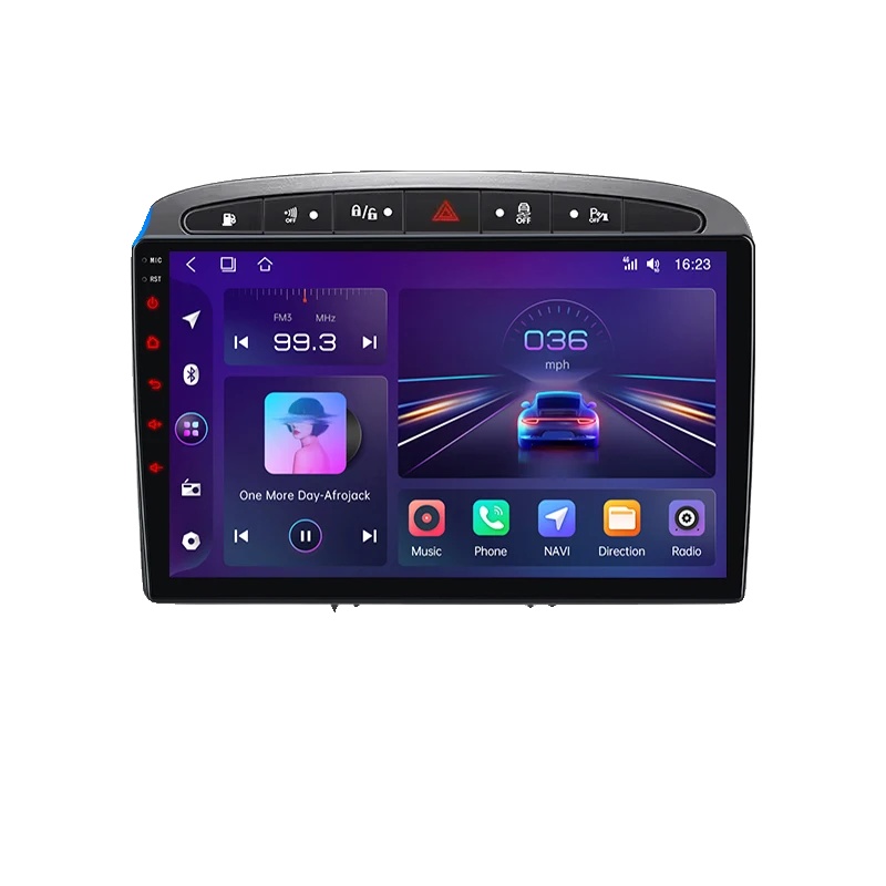 Carplay, Touchscreen, Multimedia-player, Kompatibel Mit Peugeot 308 / 308 Sw Mk1 (t7) / Rcz / 408 2007-2015, Integrierter, V1 C (2gb-32gb) - B