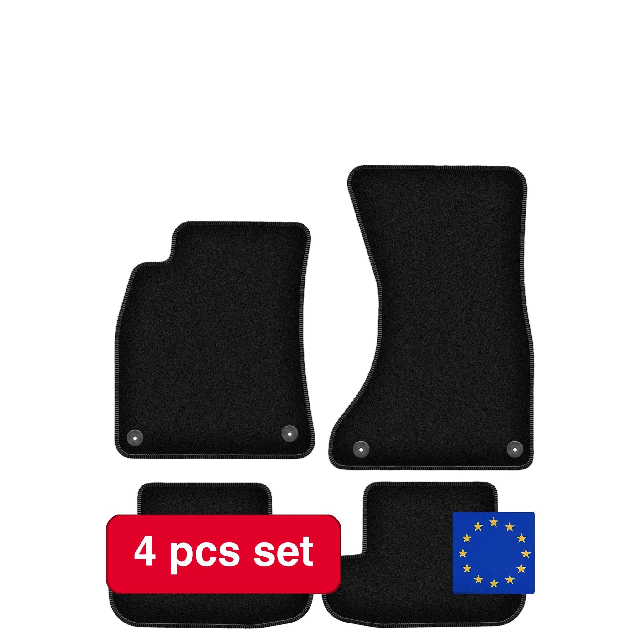 Mats & Teppiche Für Audi A5 8t Coupe, Leichtbauweise, Einfache Installation, Schwarz