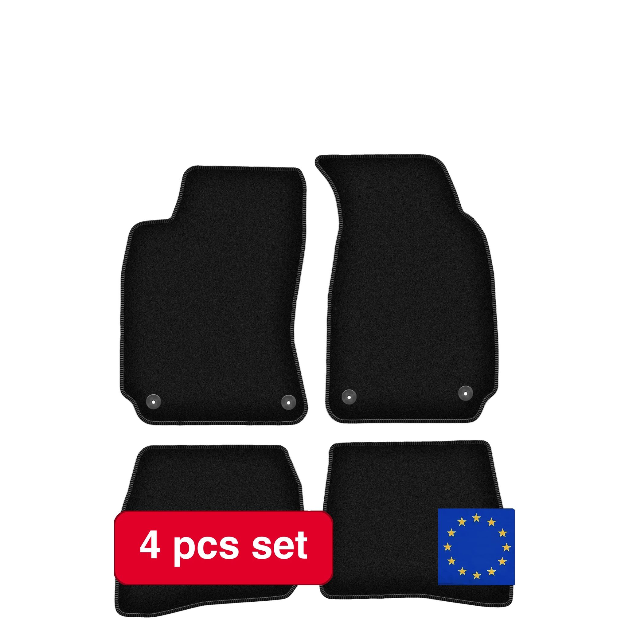Bodenmatten, Leichtes Design, Grundlegender Bodenschutz, Schwarz