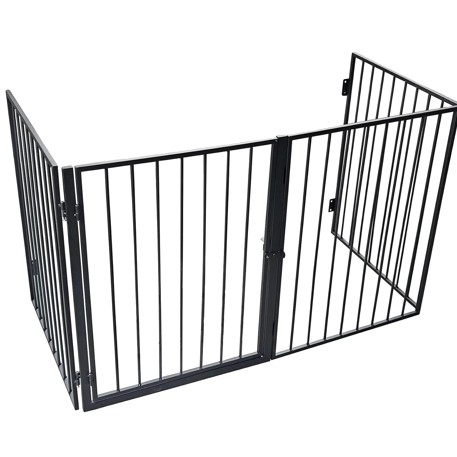 Kaminbarriere, Verstellbare Paneele, Innensicherheitsdesign, Schwarz