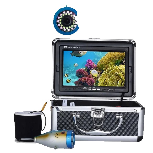 Fischfinder, Hochauflösende Kamera, Einstellbare Led-helligkeit, 15m Mit Dvr