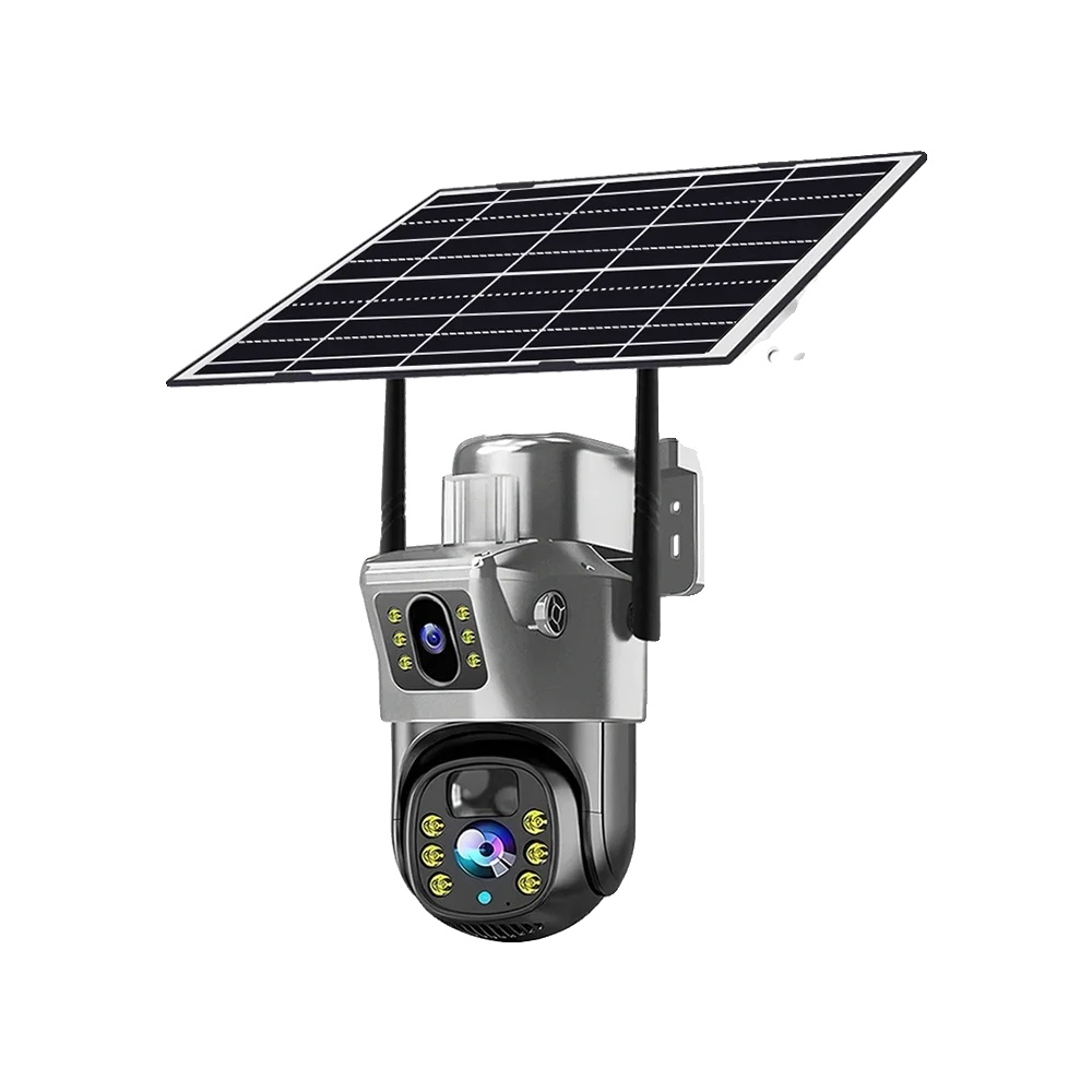 Solar-kamera, 8mp Auflösung, Zwei-wege-audio, Wifi-kamera 128gb Karte