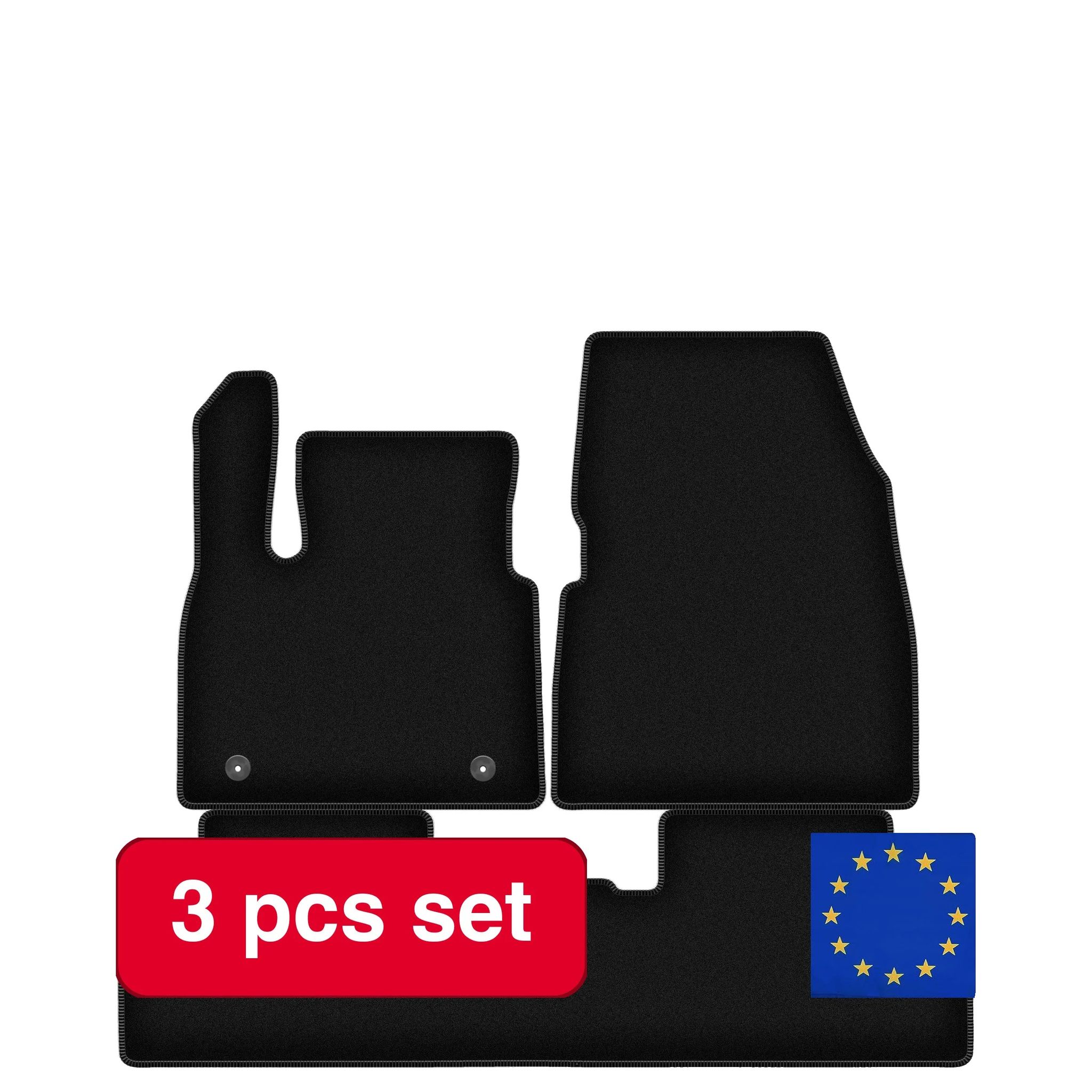 Mats & Teppiche, Grundlegender Innenschutz, Leichtes Design, Schwarz