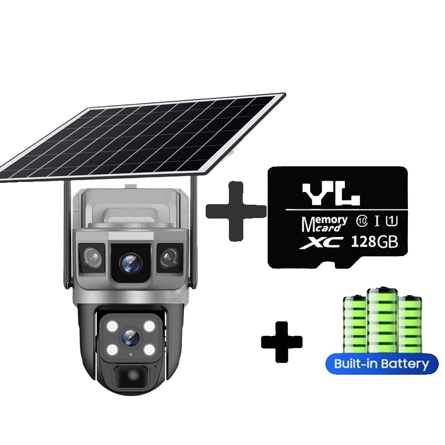 Ip-sicherheitskamera, Nachtsicht, Intelligente Erkennung, 4g Kamera 128g Karte
