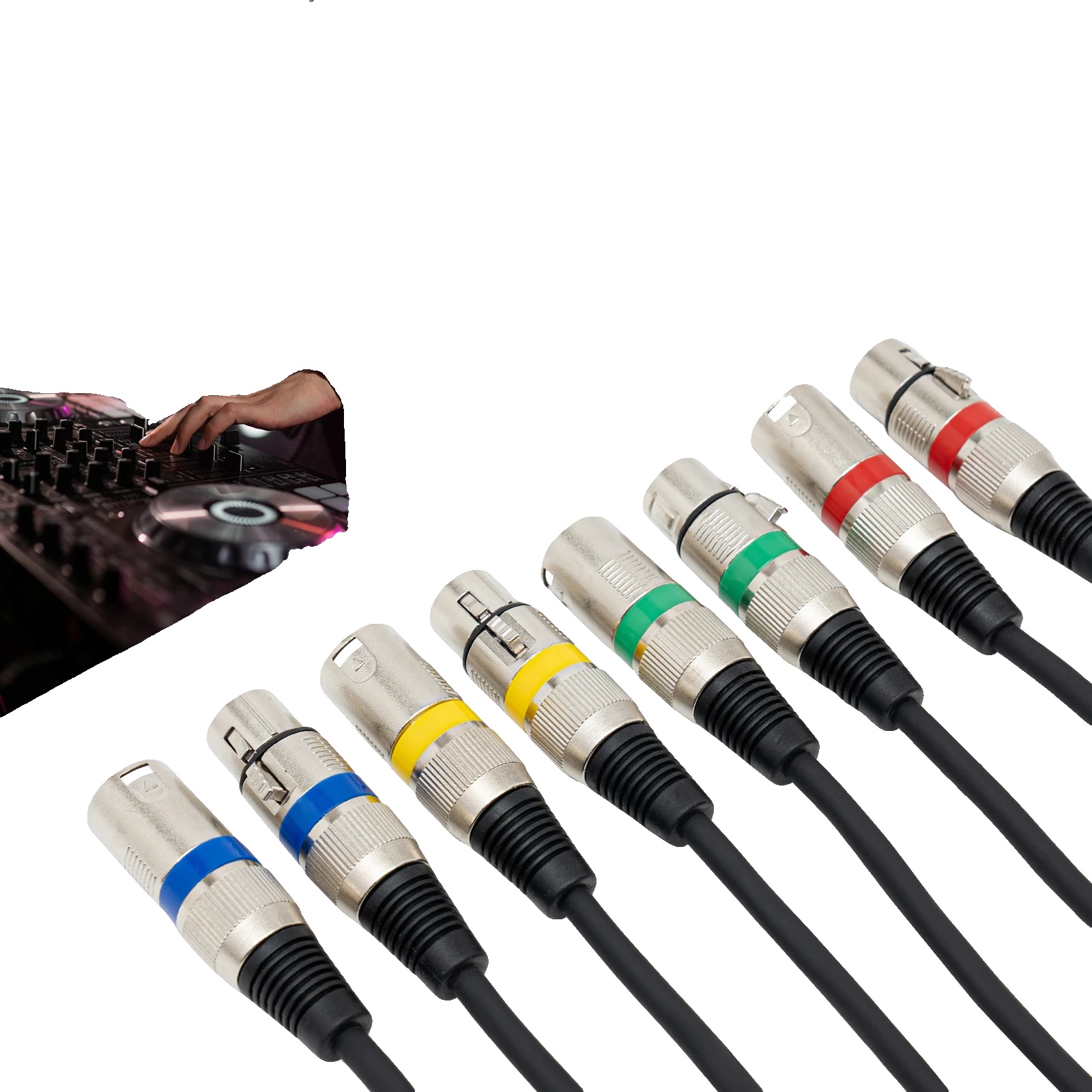 Dmx-kabel, Hochwertige Verarbeitung, Vielseitige Kompatibilität, Schwarz