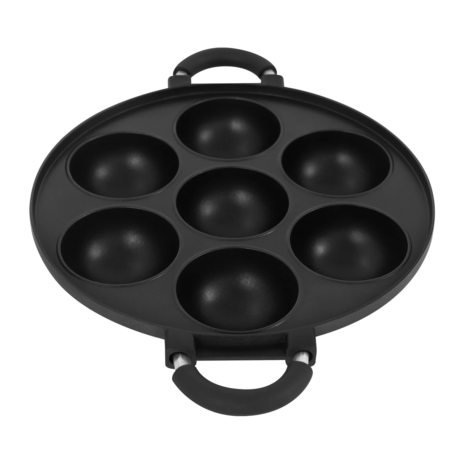 Kuchenform, Antihaftbeschichtung, 7-loch-design, Schwarz