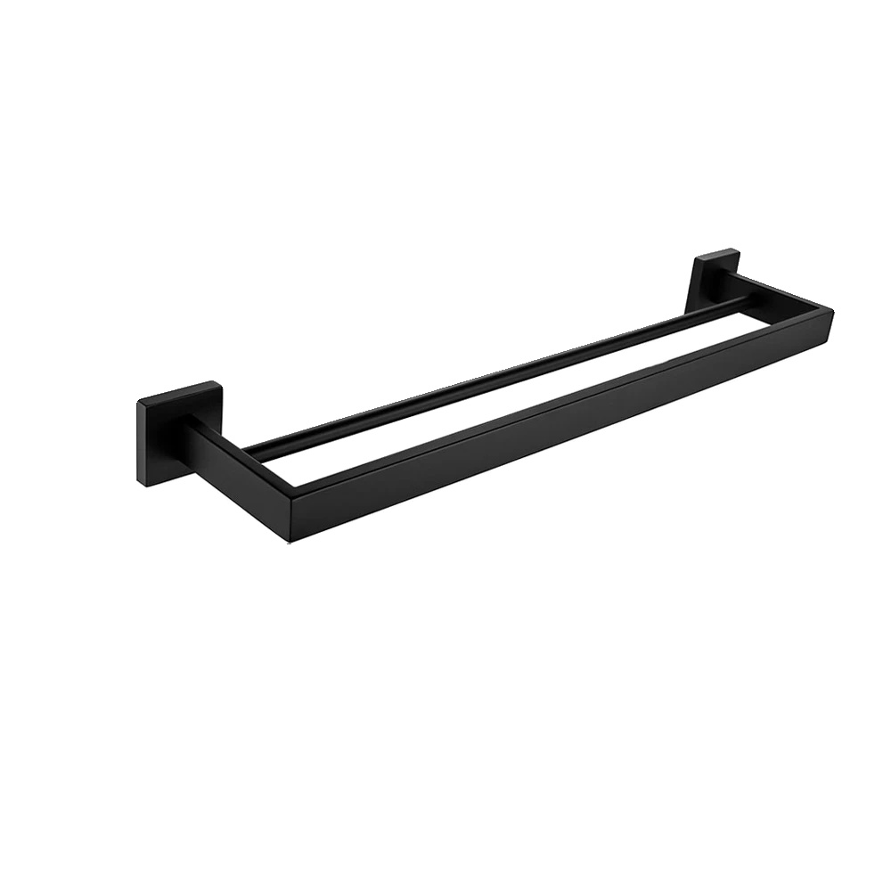 Handtuchstangen, Langlebiger Edelstahl, Einfache Installation, Matte Schwarz-40cm