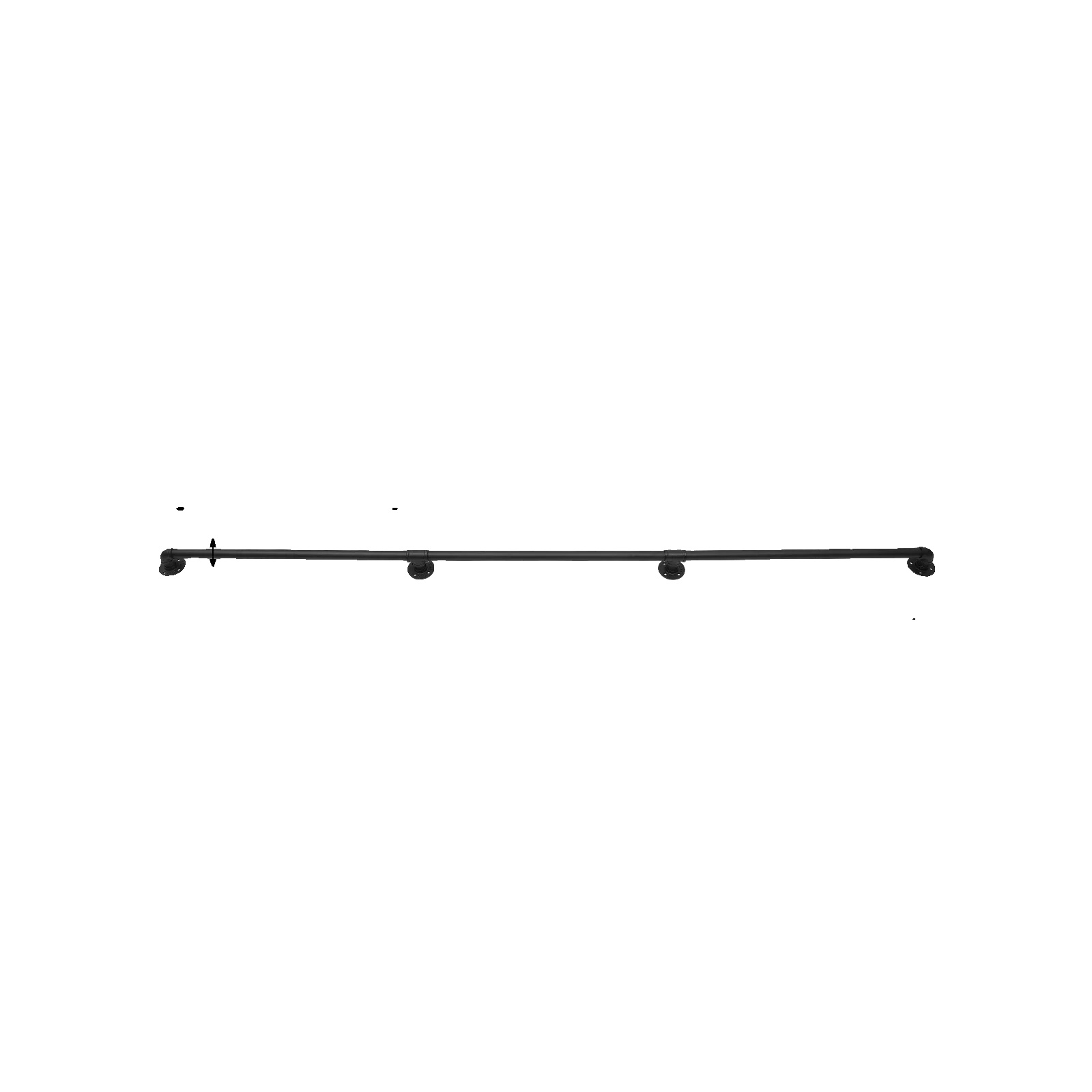Treppe Handlauf, Verzinktes Eisenrohr, Wandmontierte Sicherheitsgriffstange, Jz27bz7hwdzfp-8ft