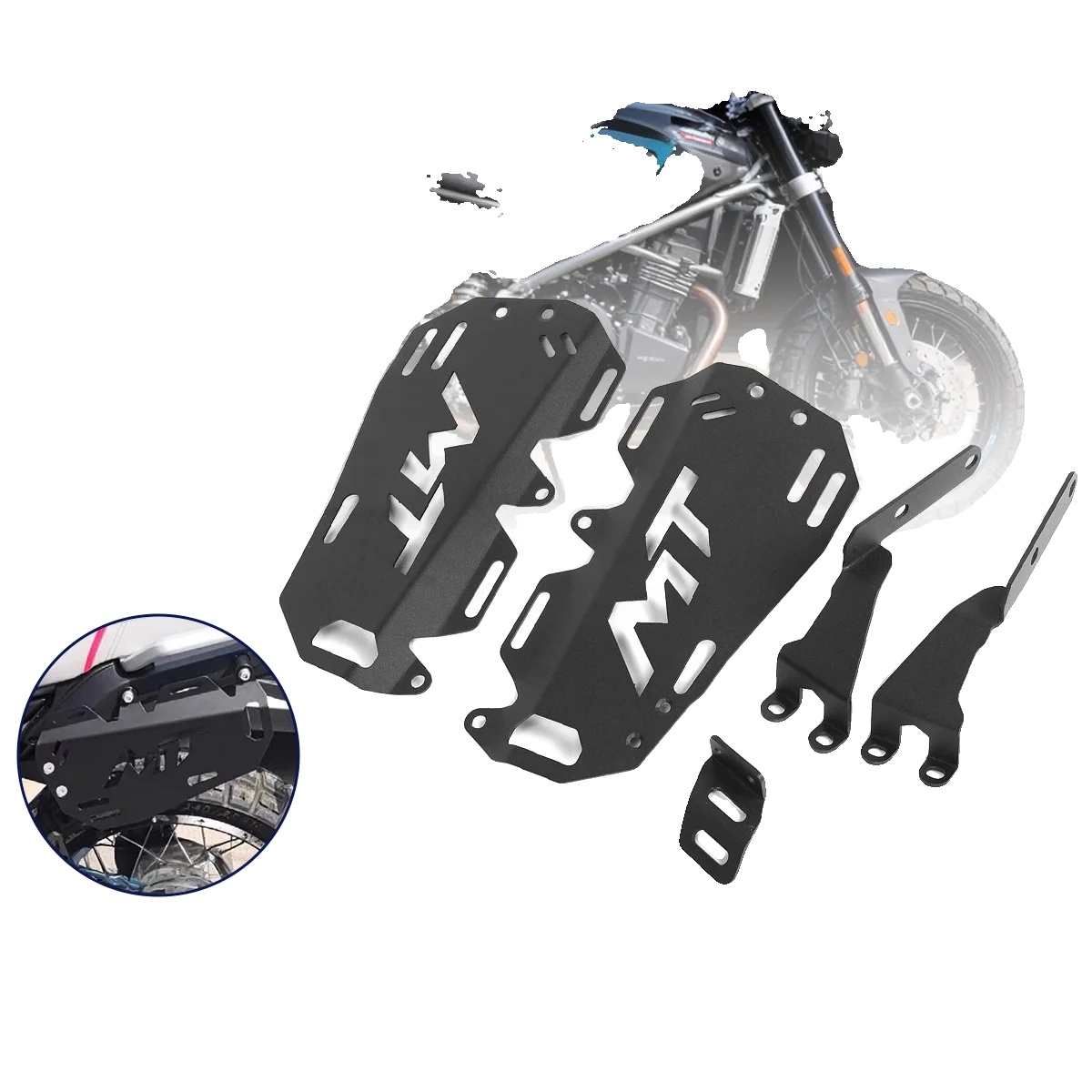 Gepäckträger, Aus Schwerem Aluminiumlegierung, 50 Kg, Kompatibel Mit Spring Wind 450mt, Taktische Platte Enthalten