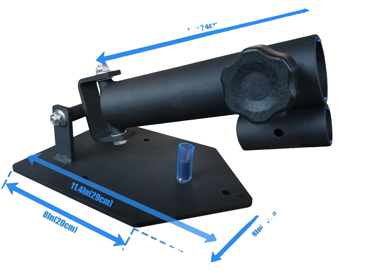 Langhantelaufsatz, Schwerlast, Tragbares Design, Schwarz