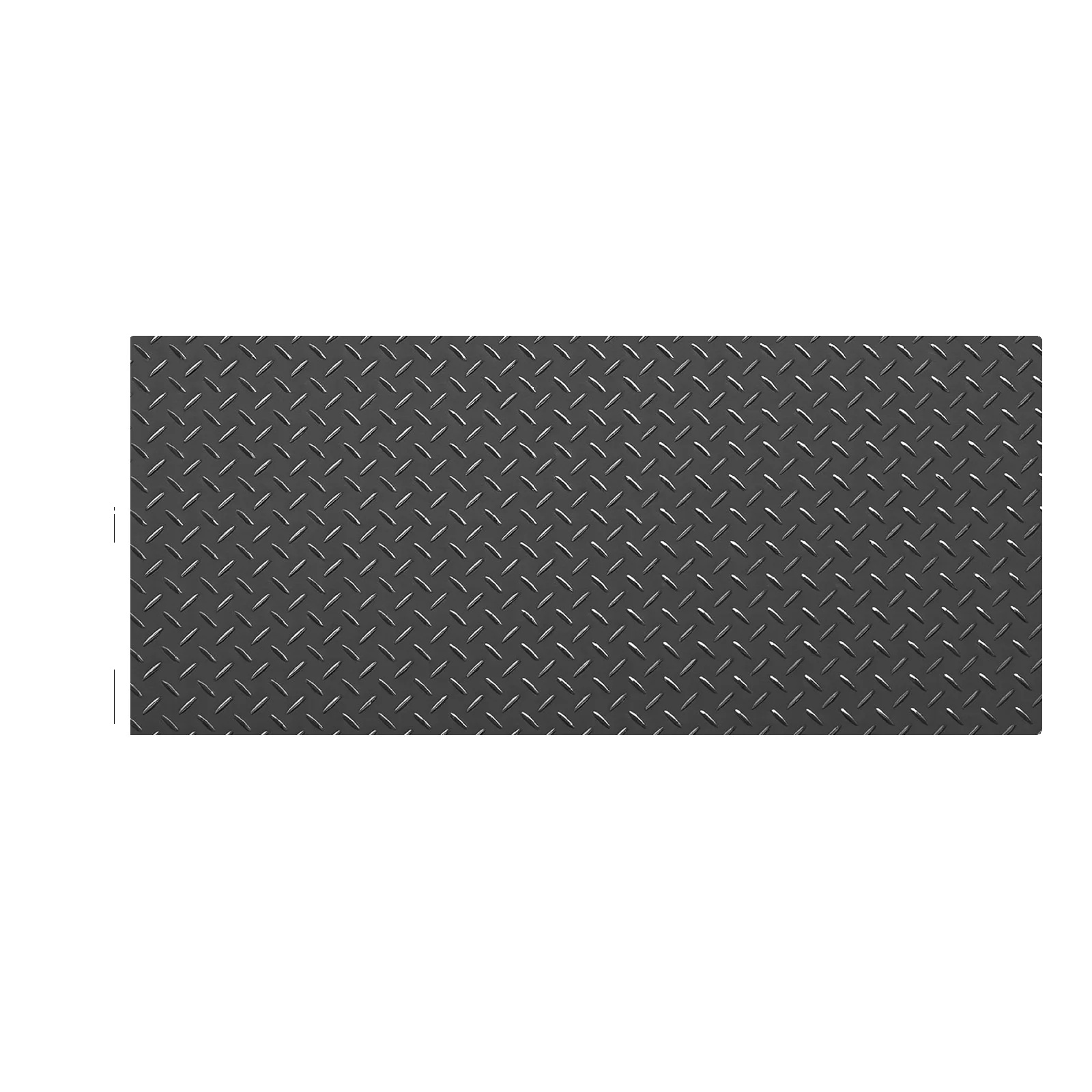 Garagenbodenmatte, Langlebiges Pvc, Rutschfestes Design, 7.5 X 17 Ft Schwarz