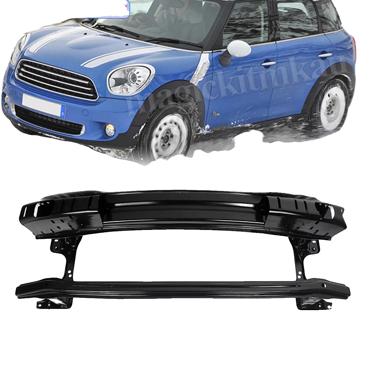 Frontstoßstangenverstärkung, Stahlkonstruktion, 114,0 Cm Lang, 47,0 Cm Breit, 32,0 Cm Hoch, Passt Für 2010-2016 Mini Countryman Paceman R60 R61