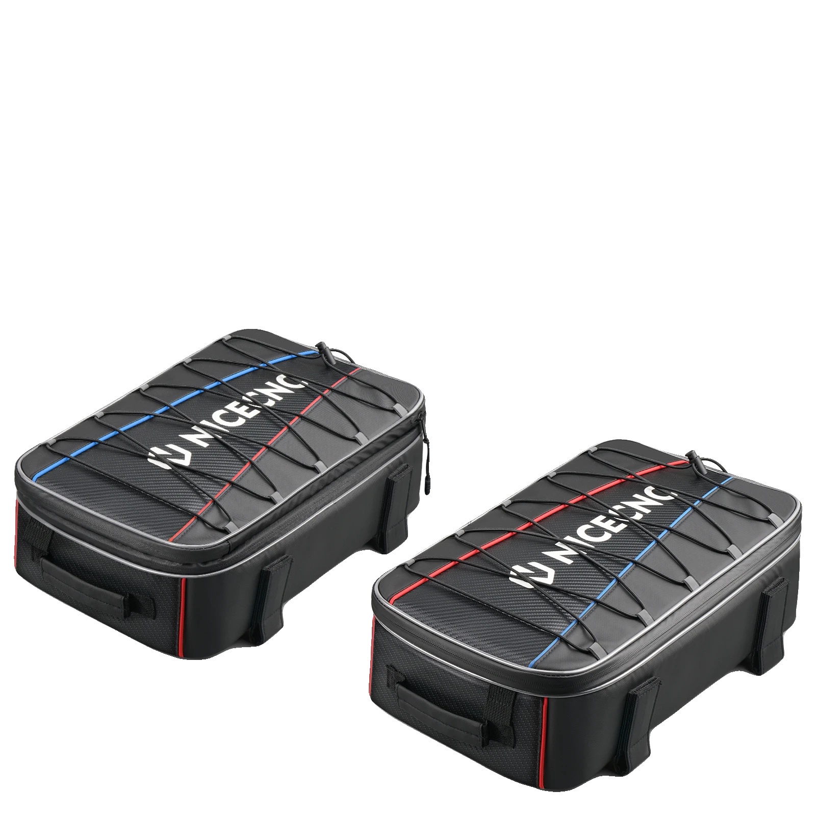 Motorrad Topcase, Erweiterbarer Stauraum, Wasserdichtes Design, 2stück-seitentaschen